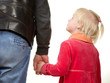 Foto: Father and child walking hand in hand Father and child walking hand in hand