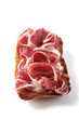 tostada de jamon iberico