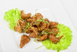 fish fillet baked at caramel