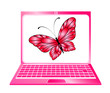 Laptop icon on a white background
