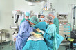 Medical team performing an operation - a series of MEDICAL