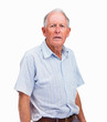 Portrait of a older man isolated on white background Portrait of a older man isolated on white background