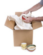 Unpacking boxes