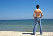 Man at the beach