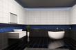 Badezimmer innenaufnahme 3d