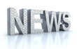 the Word news over white the Word news over white