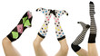 Socks set in different positions Socks set in different positions