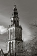 Cityscape of Groningen with the Martini tower