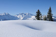 Winterlandschaft in den Bergen