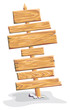 Vector sign wood