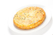 potato omelette with olive oil and green pepper potato omelette with olive oil and green pepper