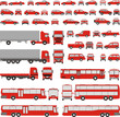 Vehicle-assorted silhouettes Vehicle-assorted silhouettes