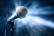 microphone on stage