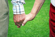 Foto: senior couple holding hands senior couple holding hands