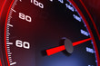 Speedometer up and close