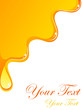 Vector of card with juicy drops