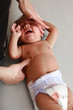 Vojta Therapie bei Babys