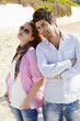 turkish couple on the beach