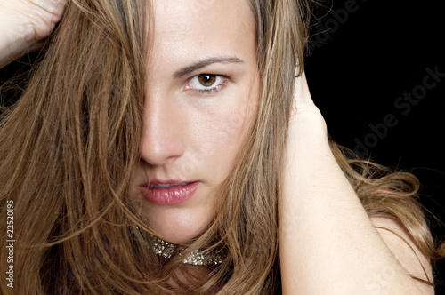 Photo: Portrait of a Moody Woman Portrait of a Moody Woman