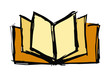 Open book illustration