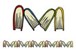 Hand drawn books pattern
