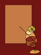 Vector illustration for a wine menu with cocktail