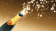 Champagner Glückwunschkarte