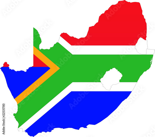 map south africa / landkarte südafrika