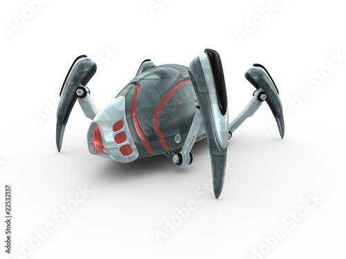 Illustration: robot spider robot spider
