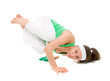 girl capoeira dancer posing girl capoeira dancer posing