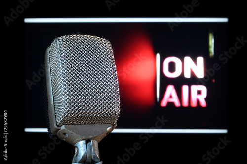 Foto: Microphone On-Air Microphone On-Air