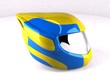 helmet blue and yelloow