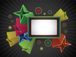 Multicolored stars background Multicolored stars background
