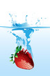 strawberry-in-water