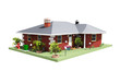 Casa con Giardino-Home With Garden-3d-2