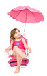 little girl on the beach
