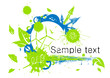 Ecologie texte bleu vert Ecologie texte bleu vert