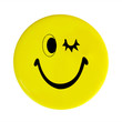 Smiley Face Button isolated on a white background. Smiley Face Button isolated on a white background.