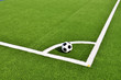 Soccer ball on the field Soccer ball on the field