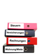 Stapel von Aktenordnern