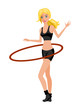 Hula hoop girl Hula hoop girl