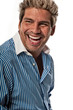 Man laughing very happy