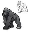 Vector Gorilla Vector Gorilla