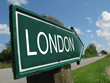 LONDON road sign