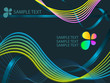 Vektor: Motion lines on dark blue background Motion lines on dark blue background