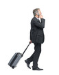 Vacation - Male entrepreneur talking on his mobile phone