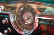 Vintage car interior deck in havana, cuba.