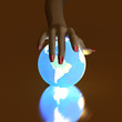 Hand and Luminous globe