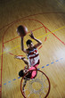 playing basketball game playing basketball game