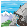 Route de montagne Route de montagne
